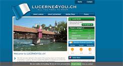 Desktop Screenshot of lucerne4you.ch